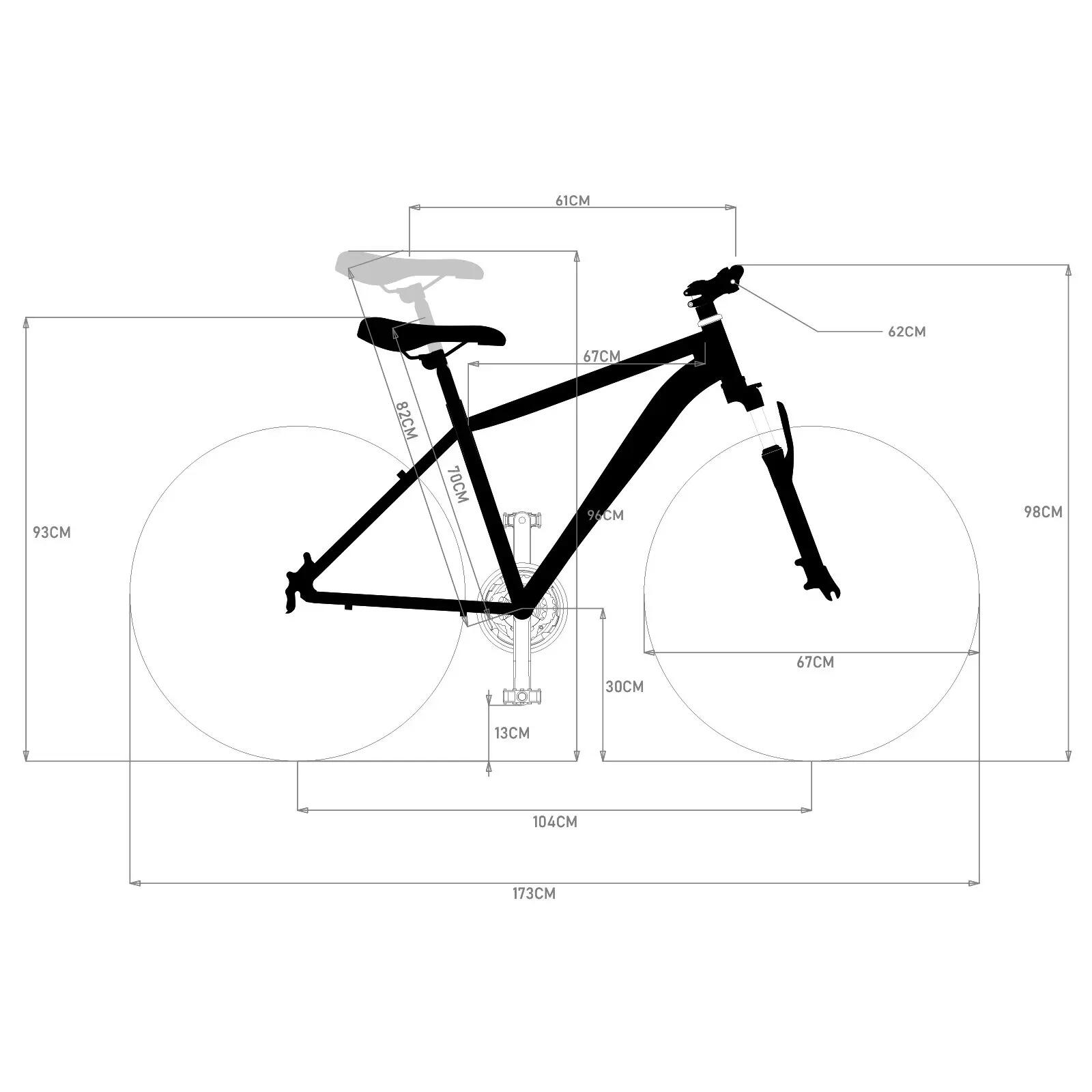 Bici Mountain Bike 26" EM3-21 Vel Shimano-Sospensione-Freni Disco-con Borraccia 3/4
