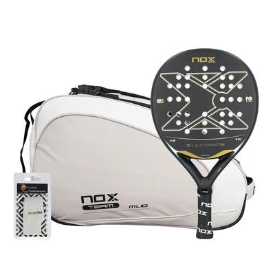 Pack Nox Ultimate Nero Dorato + Borsa Da Padel Nox Ml10 Team