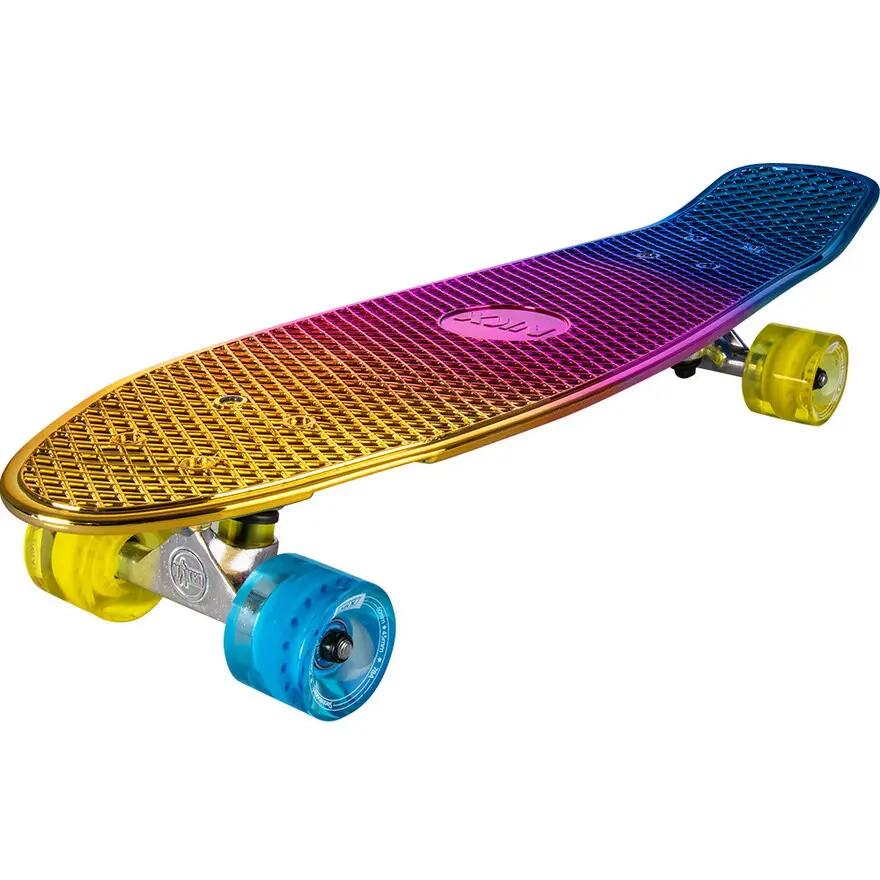 Skateboard Classic Deluxe, 27", regenboog 3/3