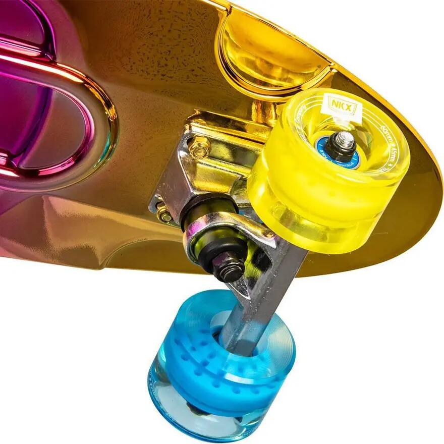 Skateboard Classic Deluxe, 27", regenboog 2/3