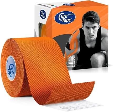 Unisexe Fitness Tape de sport imperméable Orange CureTape