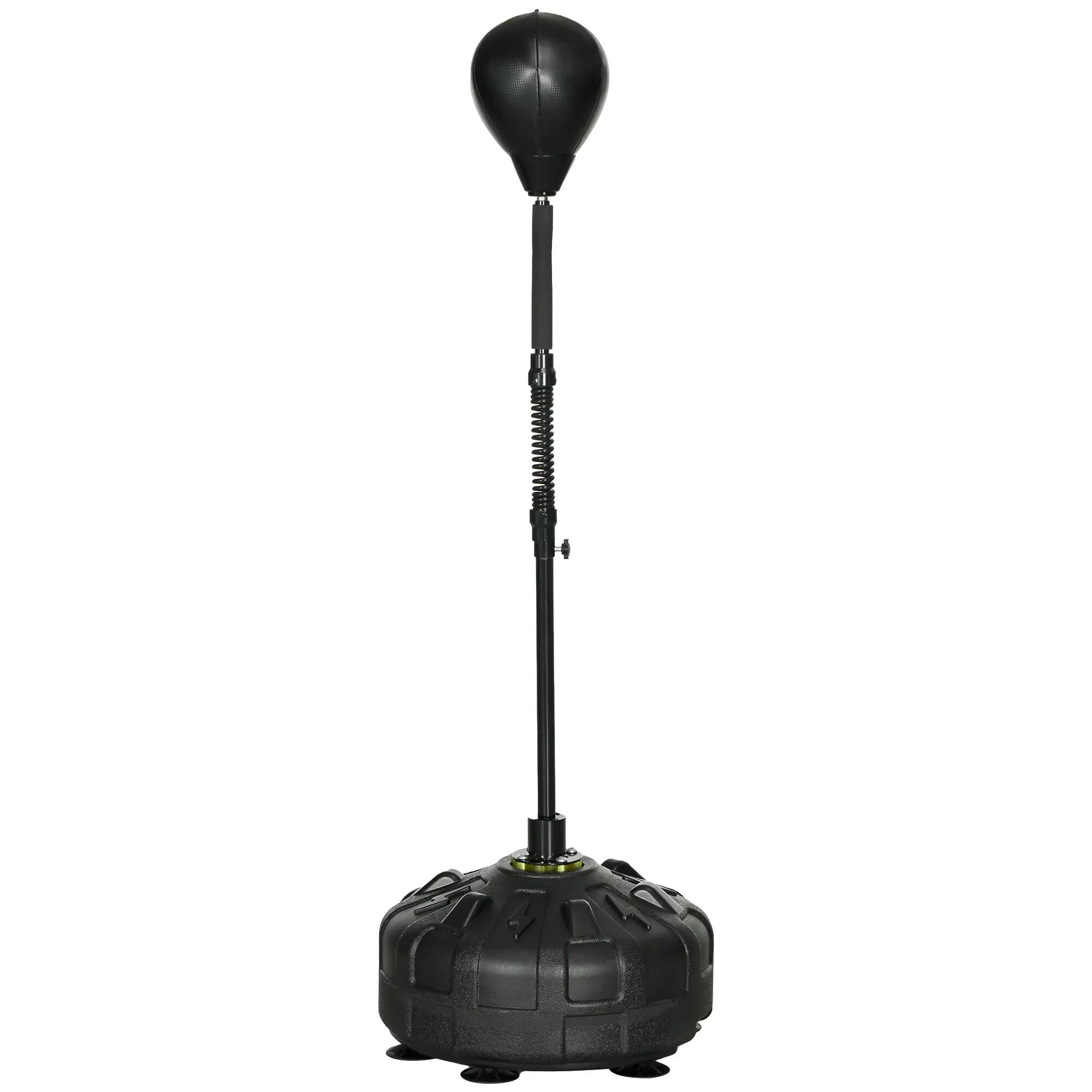 sac de frappe autoportant - boxe - hauteur réglable - noir 2/6