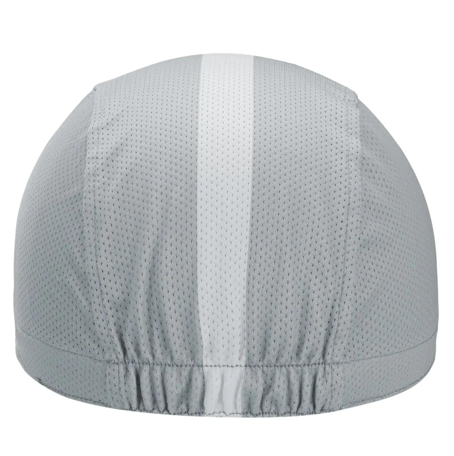 Gorra de ciclismo ventilada ligera - gris y blanca 3/3