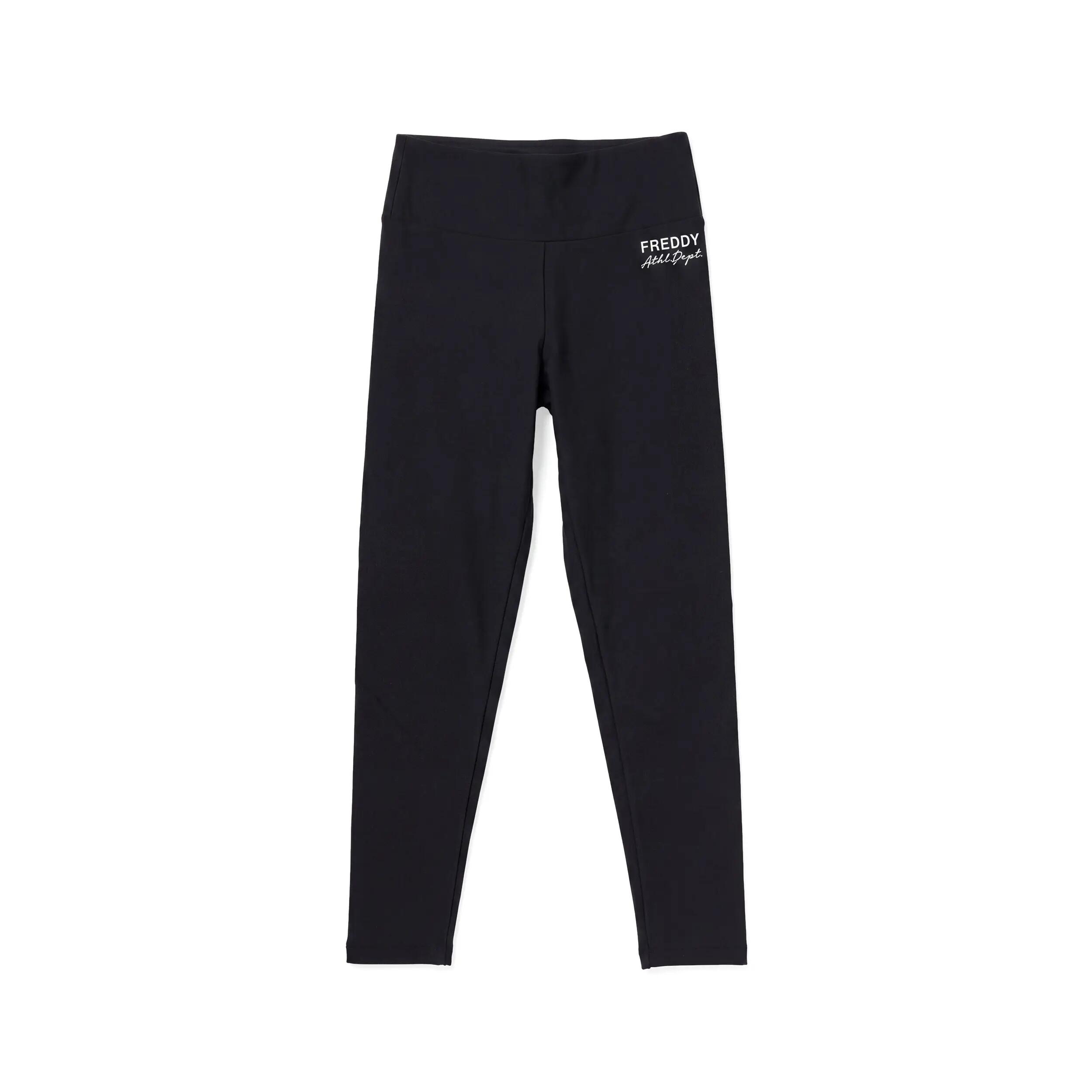 Legging femmes taille haute 7/8 avec logo argenté 1/3