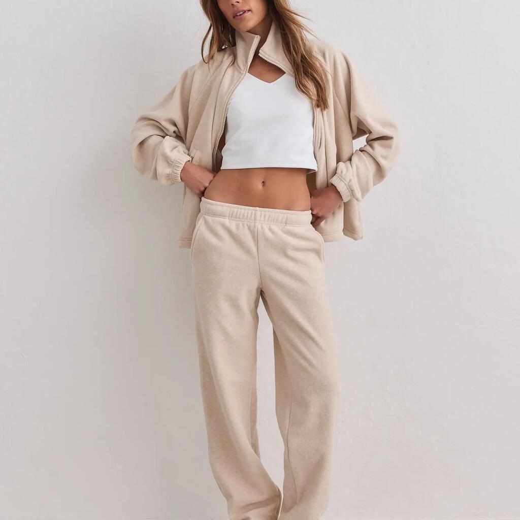 Women's Pants Fleece Sand