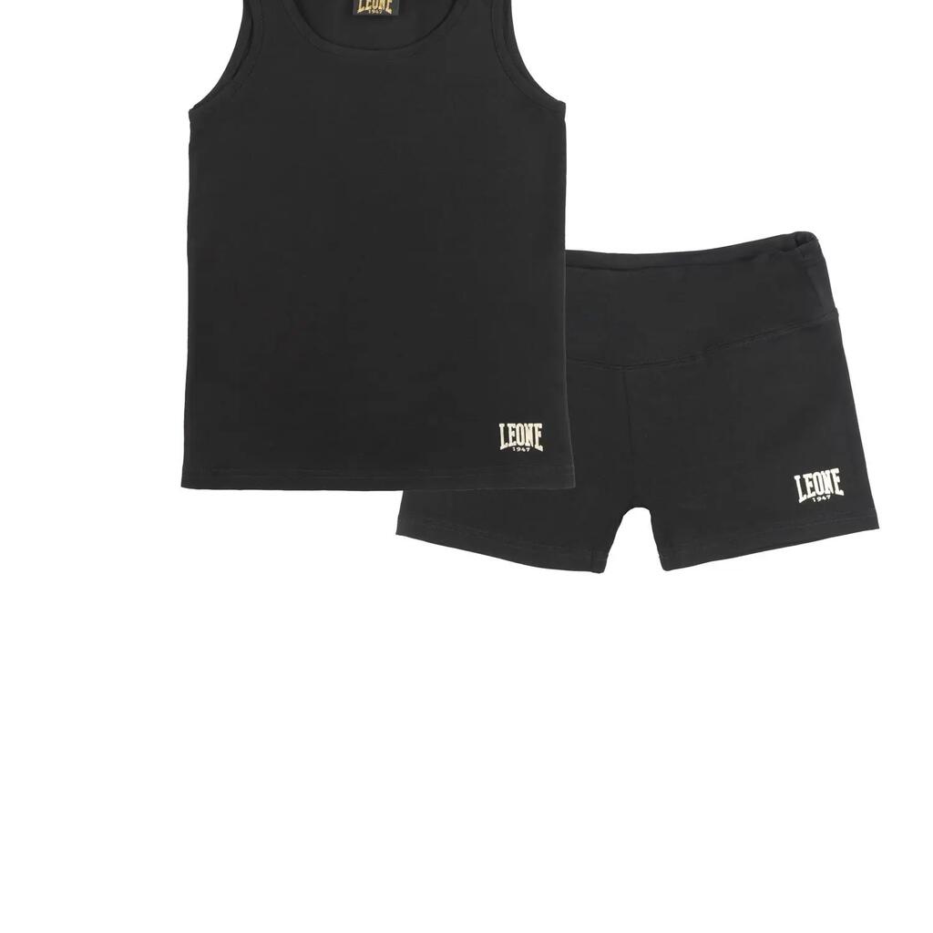 Sporty Gold Girls' Tank Top + Shorts Set