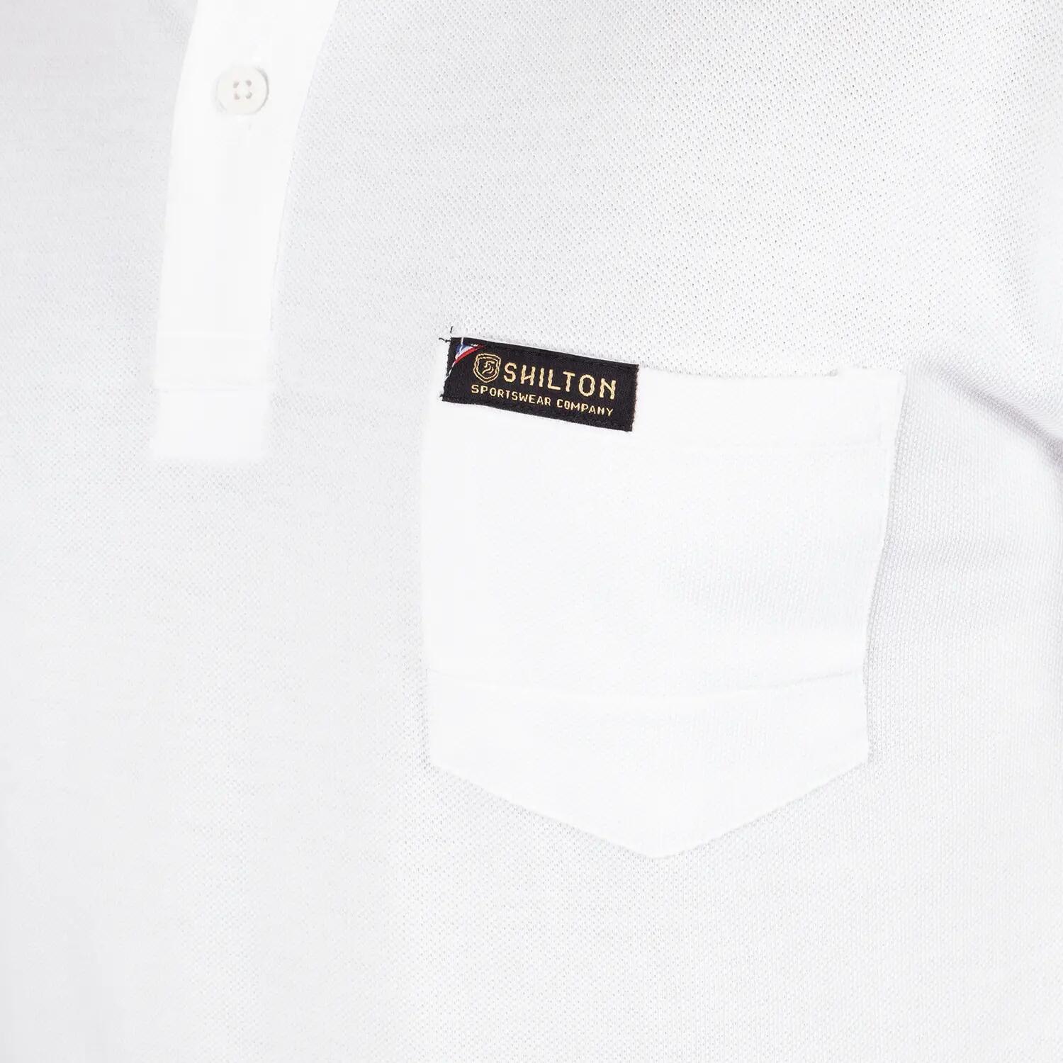 Polo piqué lagon S / Blanc 4/5