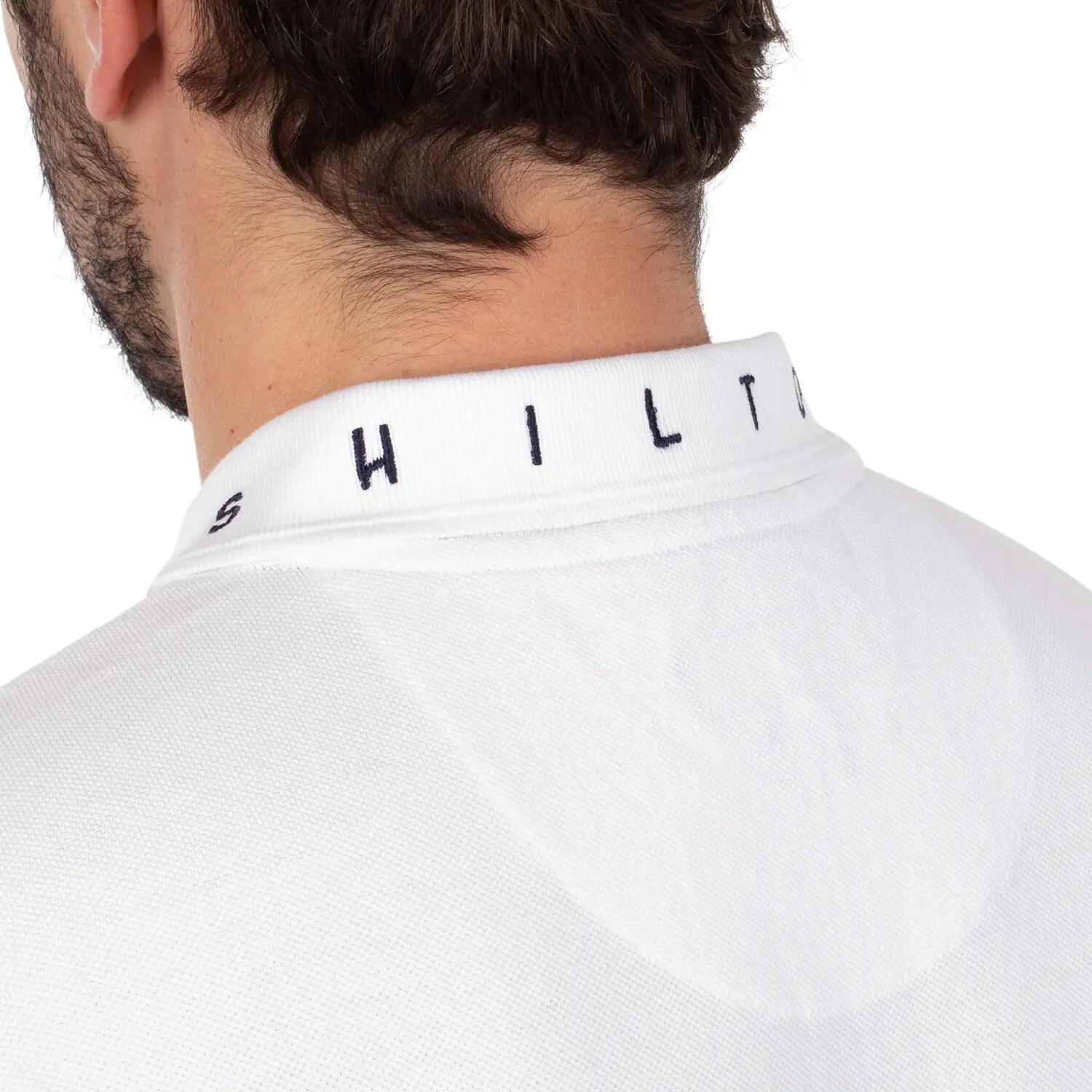 Polo piqué lagon S / Blanc 3/5