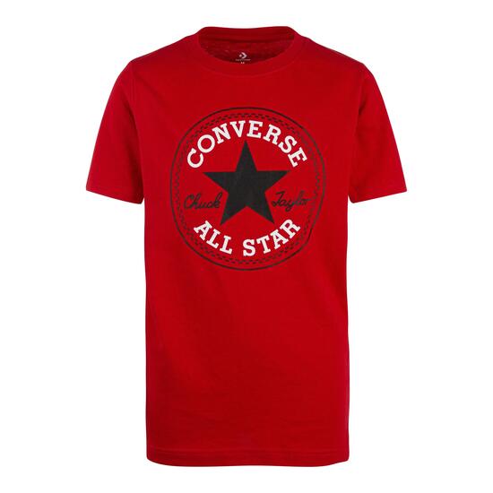 Maglia a Maniche Corte Converse Chuck Taylor All Star Core Nero