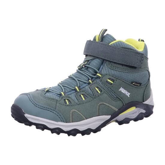 Meindl Jungen 2106 084 Outdoorschuh Leder-Mix in grün