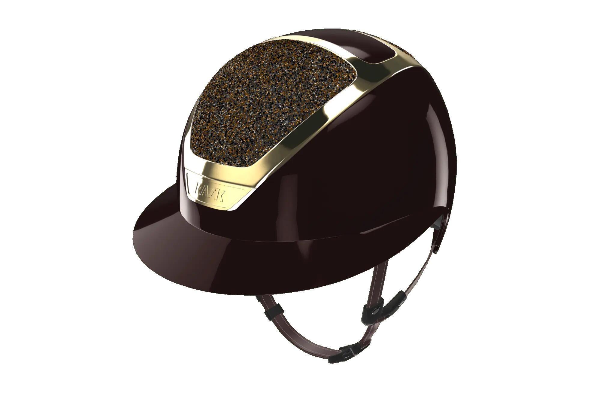 Kask Star Lady Pure Shine Espresso Crystals Midnight Mixture Chrome Gold - 3/4
