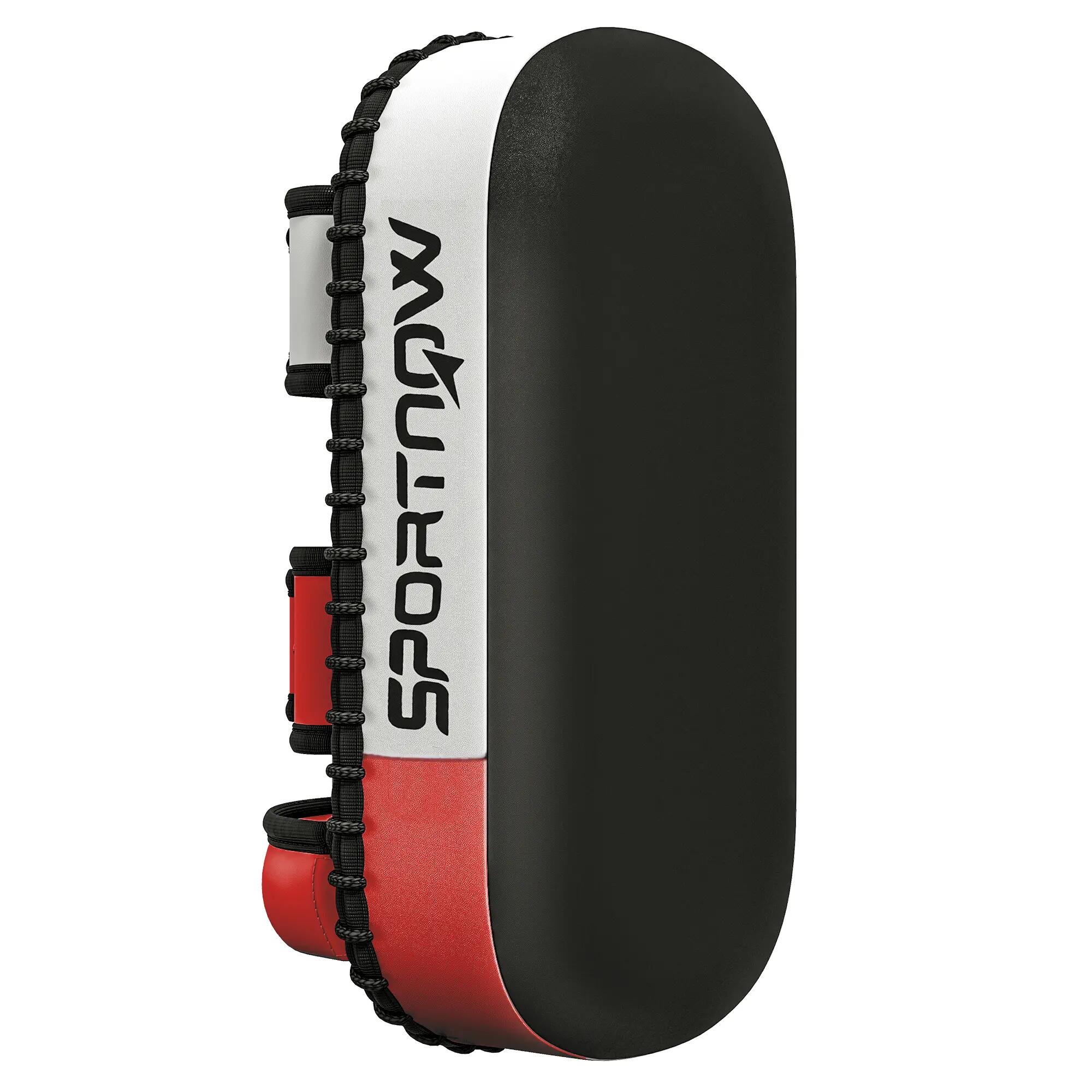 Coussin de frappe - Muay Thaï, kickboxing - Adulte - Noir/rouge 2/6