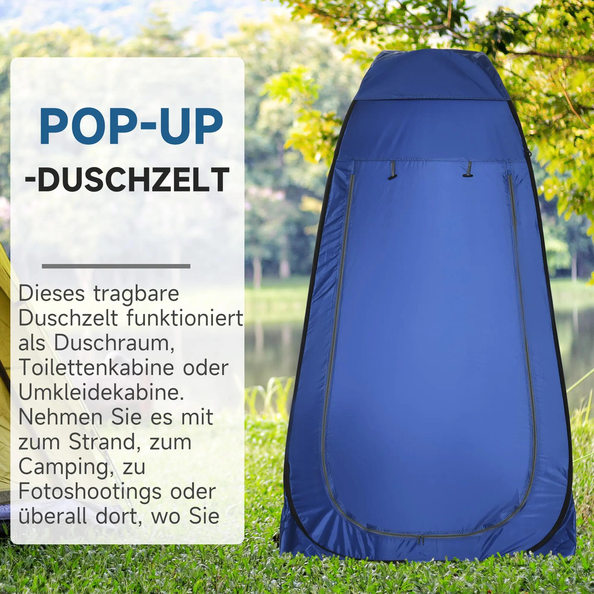 Tente de douche - Camping - Cabine pliante, fenêtre 6/6