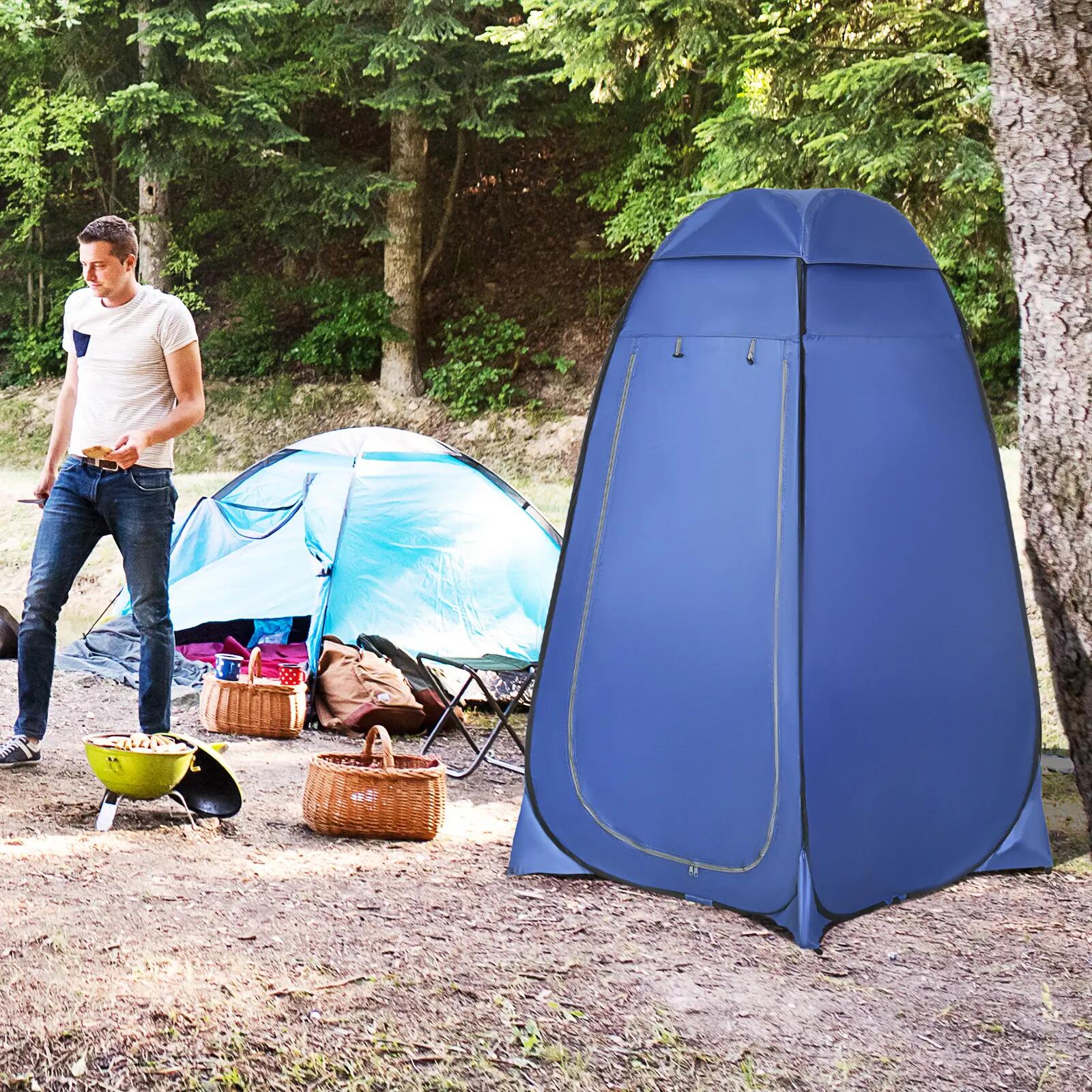Tente de douche - Camping - Cabine pliante, fenêtre 4/6