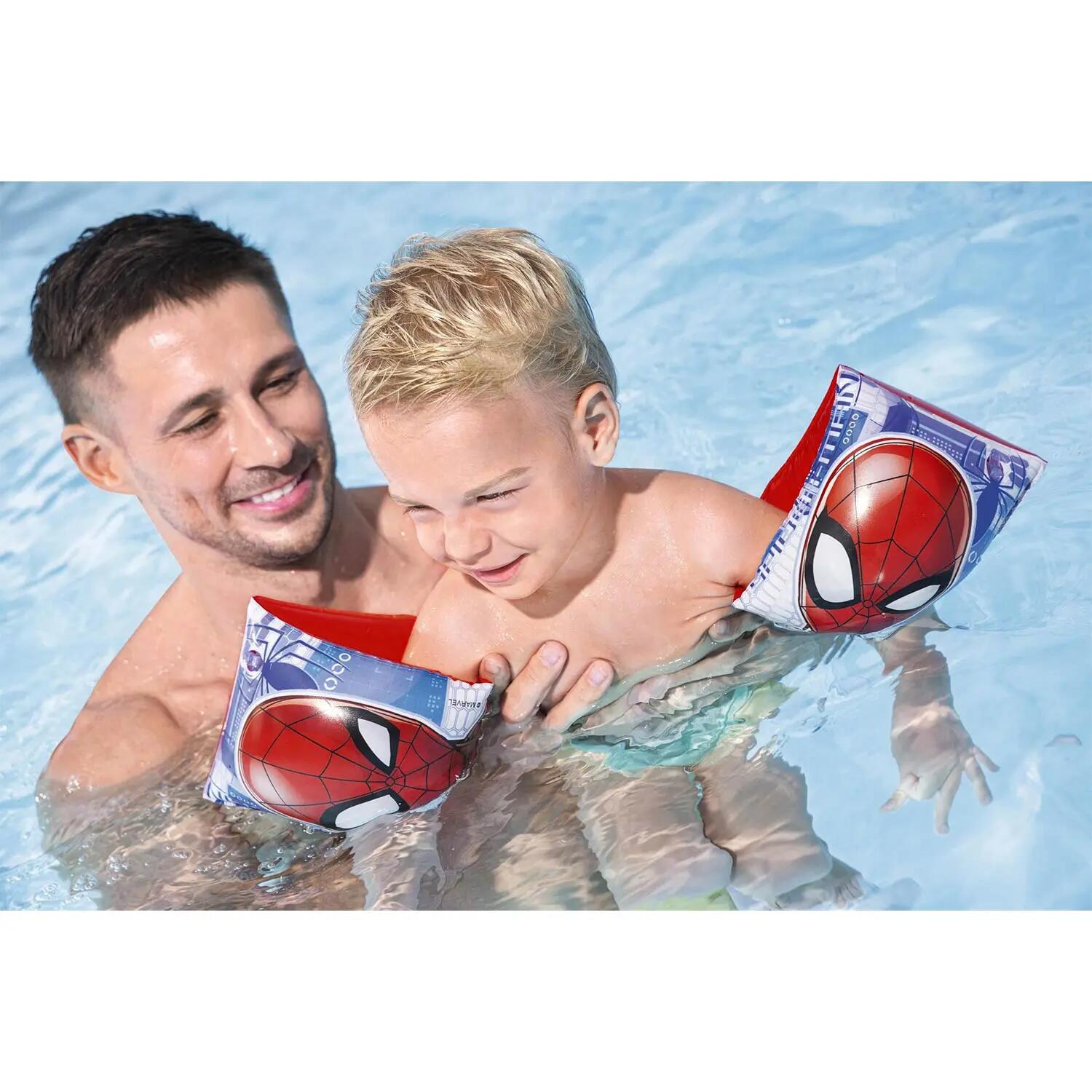Rękawki do pływania Bestway 98001N dla dzieci 23x15 cm Spiderman 9/10