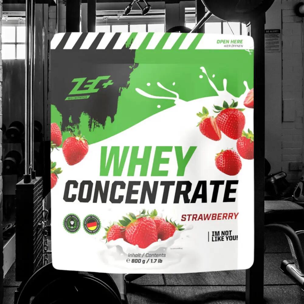 Zec+ Whey Concentrate (800g) Strawberry - Proteine 2/3