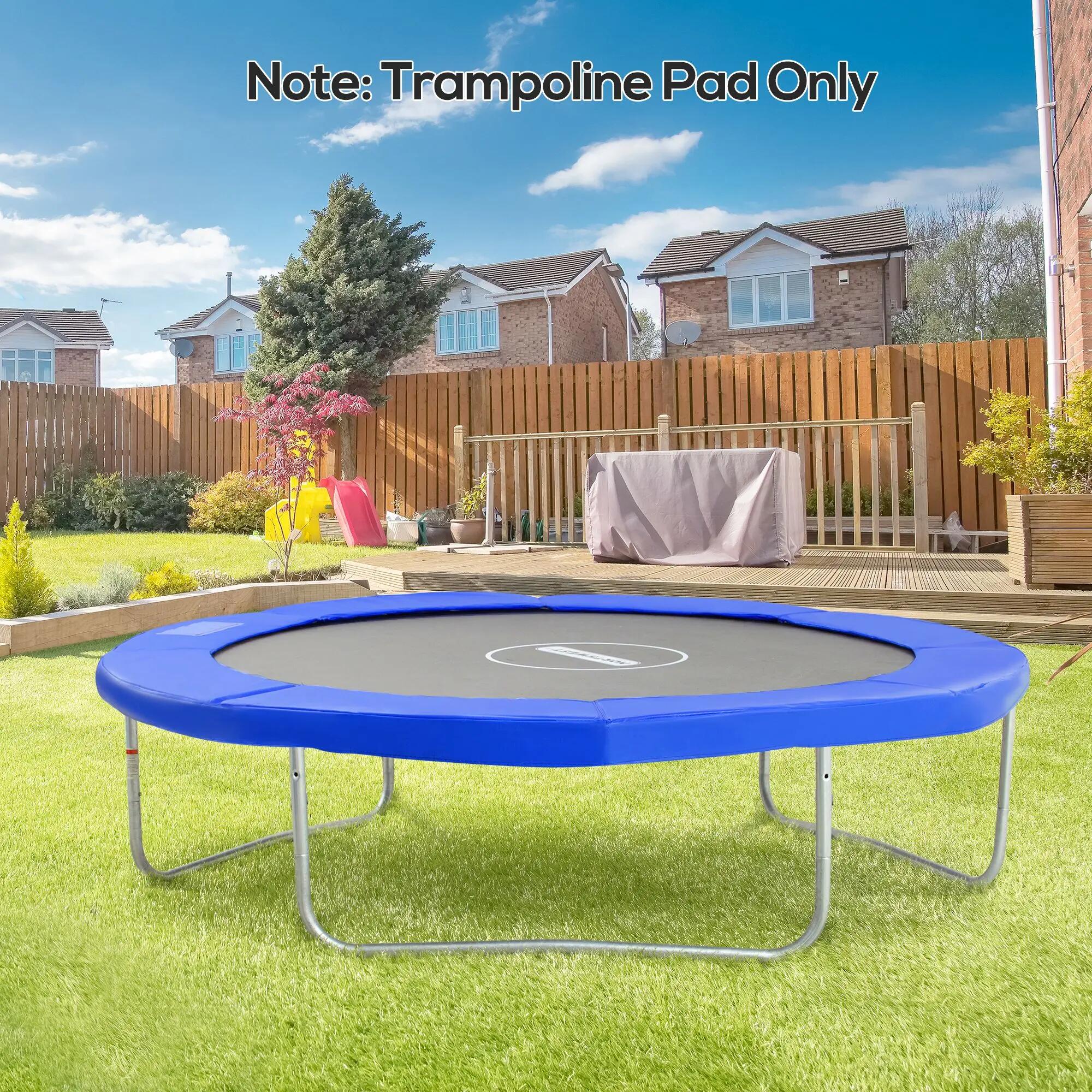 Coussin protection trampoline - anti-uv, anti-déchirure - bleu 3/6