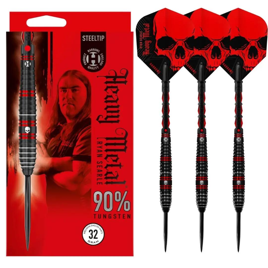 Šipky Steel Ryan Searle - Heavy Metal - 24g 3/5