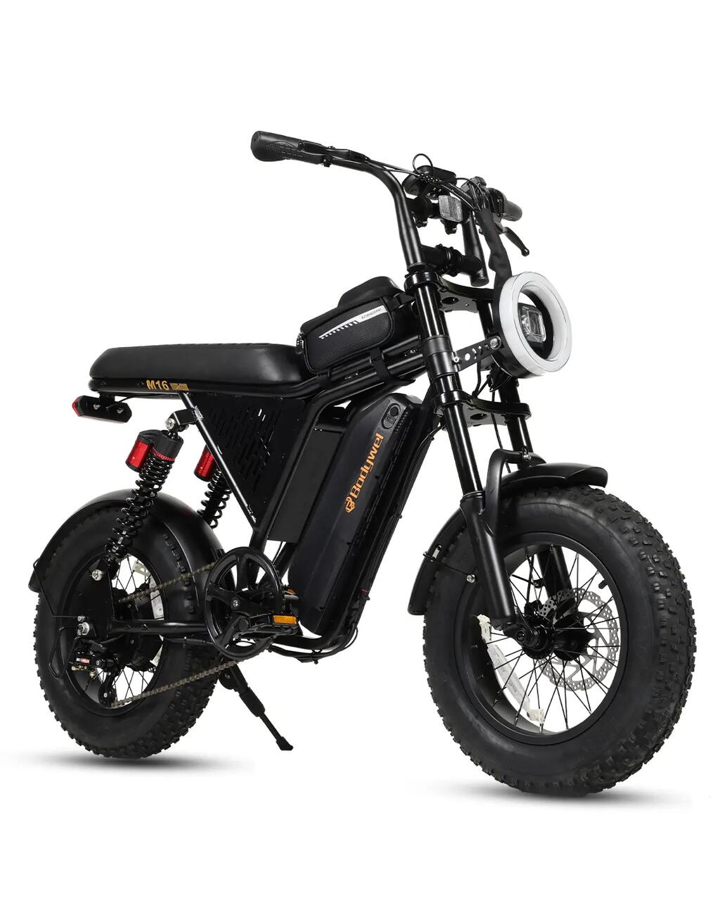 Електрически велосипед Bodywel M16 PRO All-Terrain, 48V 15Ah, с пълно окачване