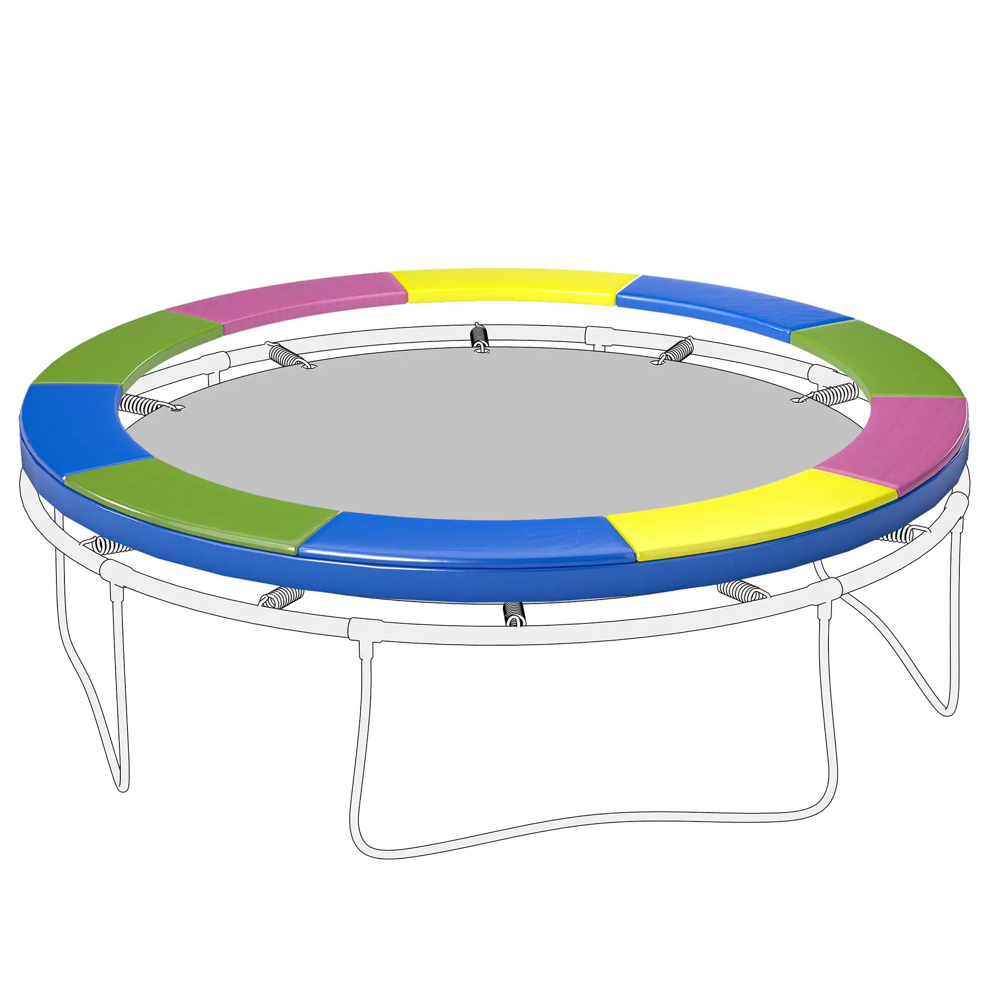 Coussin de protection trampoline 305cm avec cordon élastique résistant aux intem 2/9