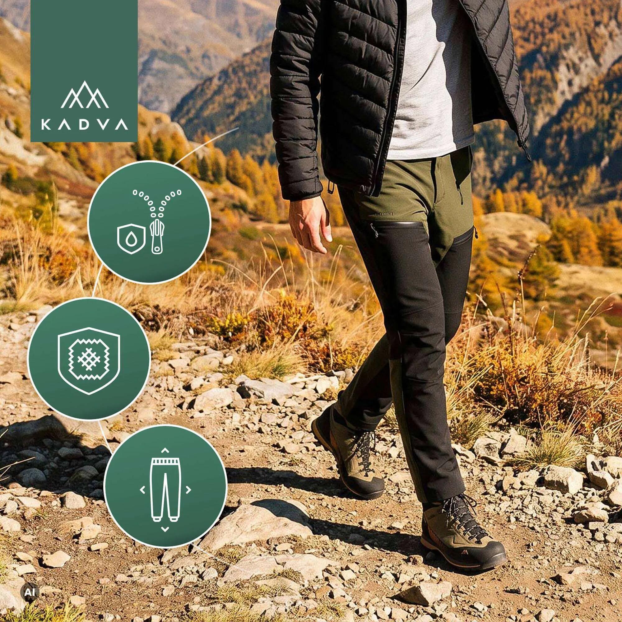 Pantalon de trekking homme KADVA Wanderleaf 4way 6/7