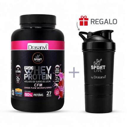 Whey Protein Isolate Sport Live - Cookies and Cream - 800Gr - DRASANVI