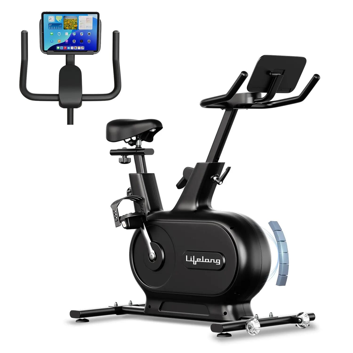 Magnetic Spin Bike 12kg Flywheel 9-Level Resistance Max Weight 120kg -  1