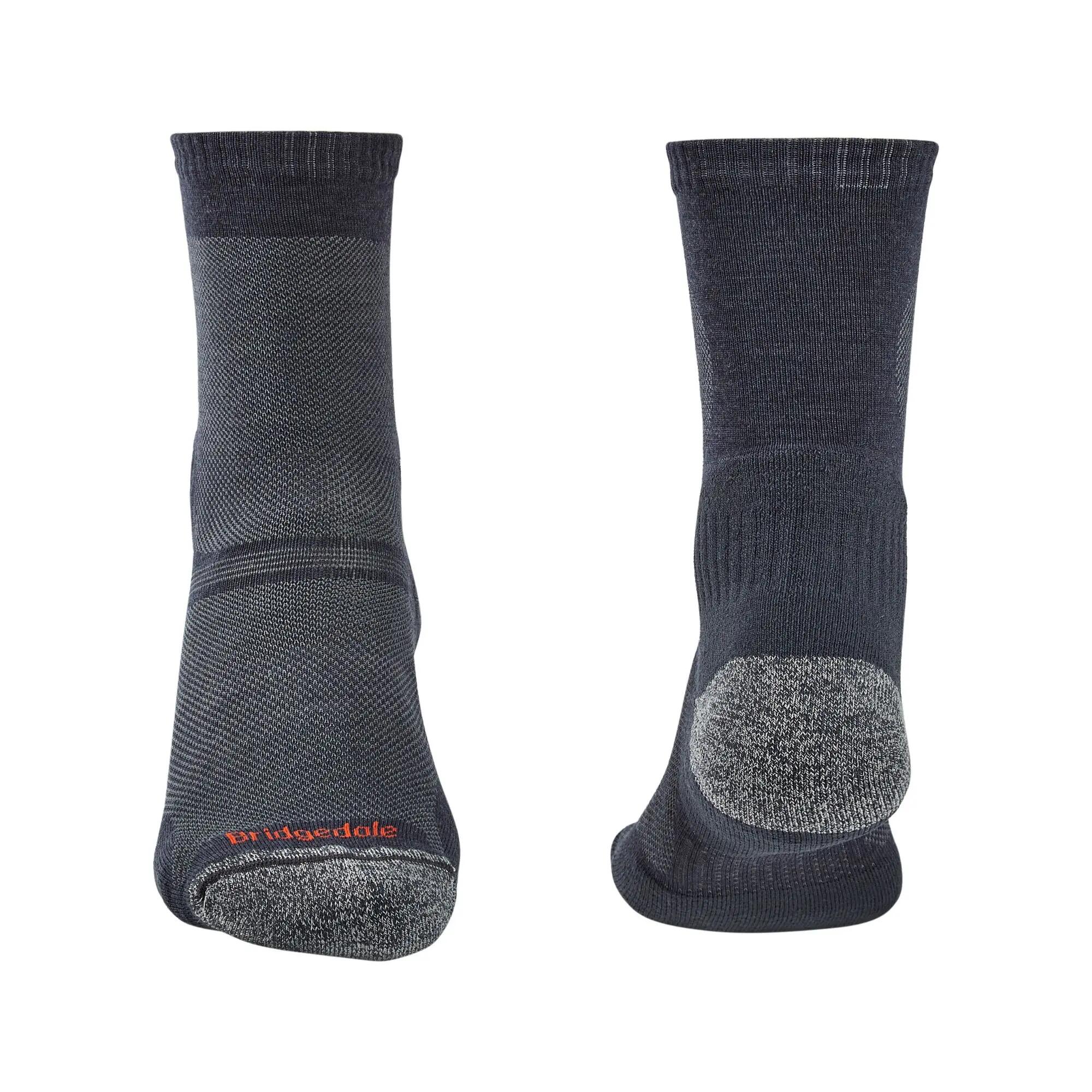 Bridgedale Men's Hike Ultra Light Merino Performance Crew Socks -  5
