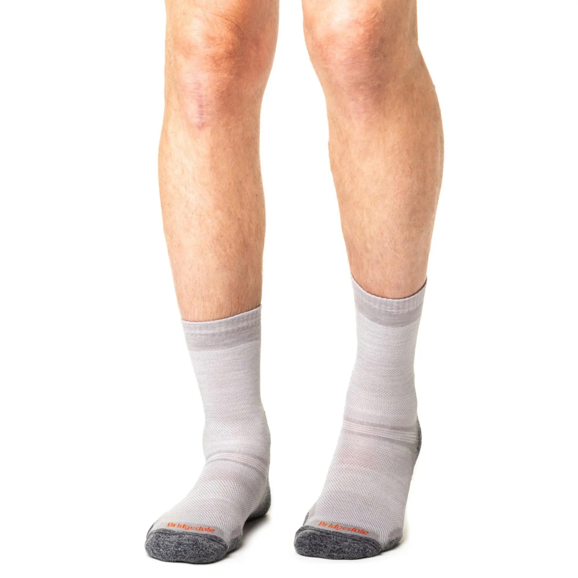 Bridgedale Men's Hike Ultra Light Merino Performance Crew Socks -  2