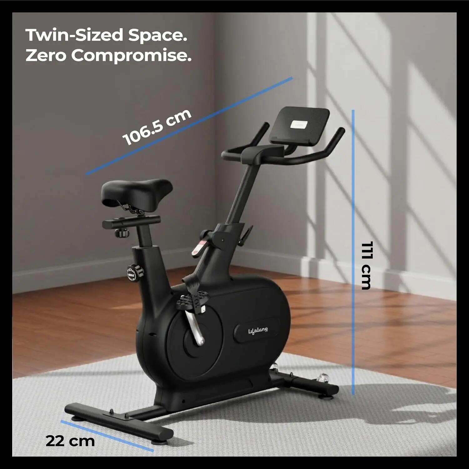 Magnetic Spin Bike 12kg Flywheel 9-Level Resistance Max Weight 120kg -  3