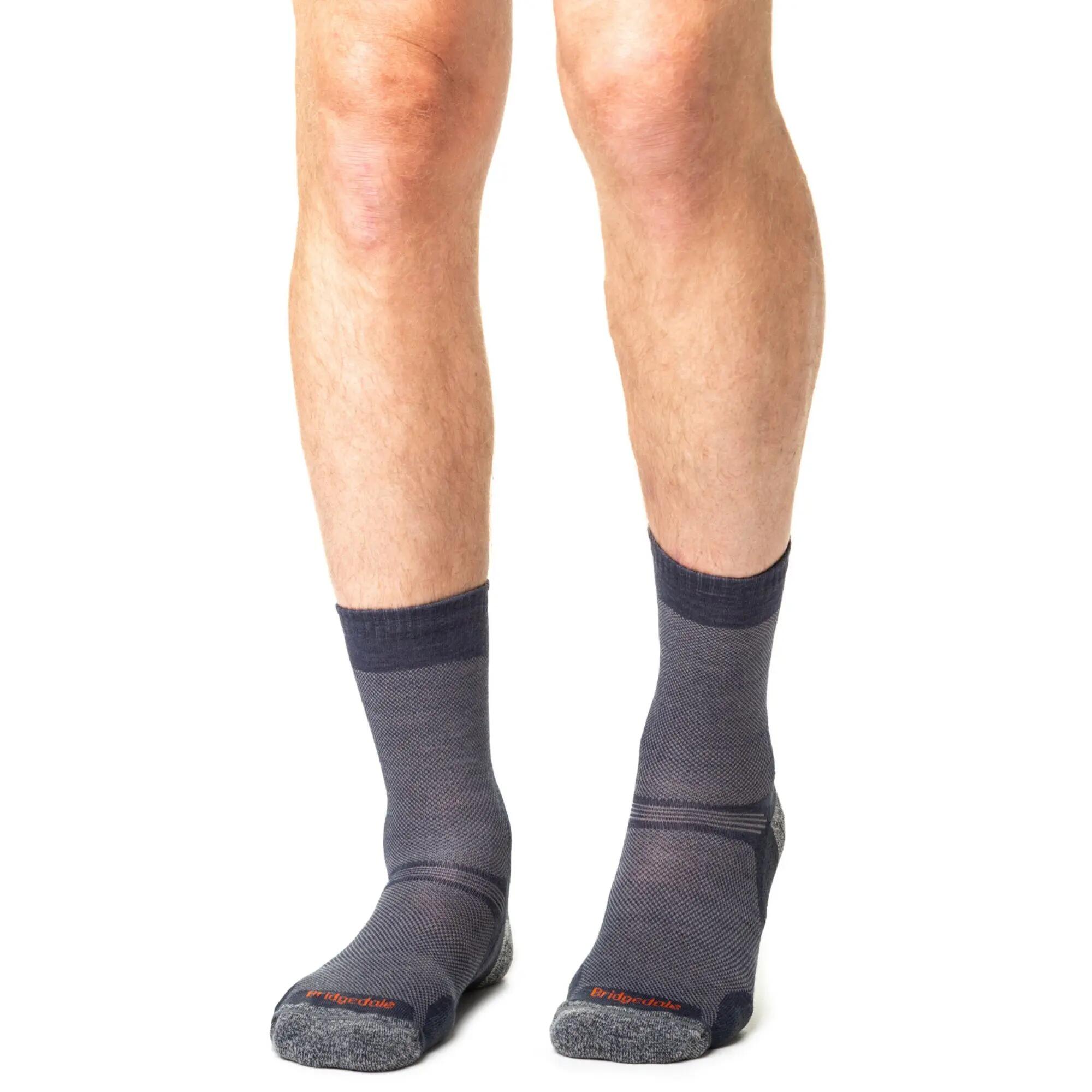 Bridgedale Men's Hike Ultra Light Merino Performance Crew Socks -  2
