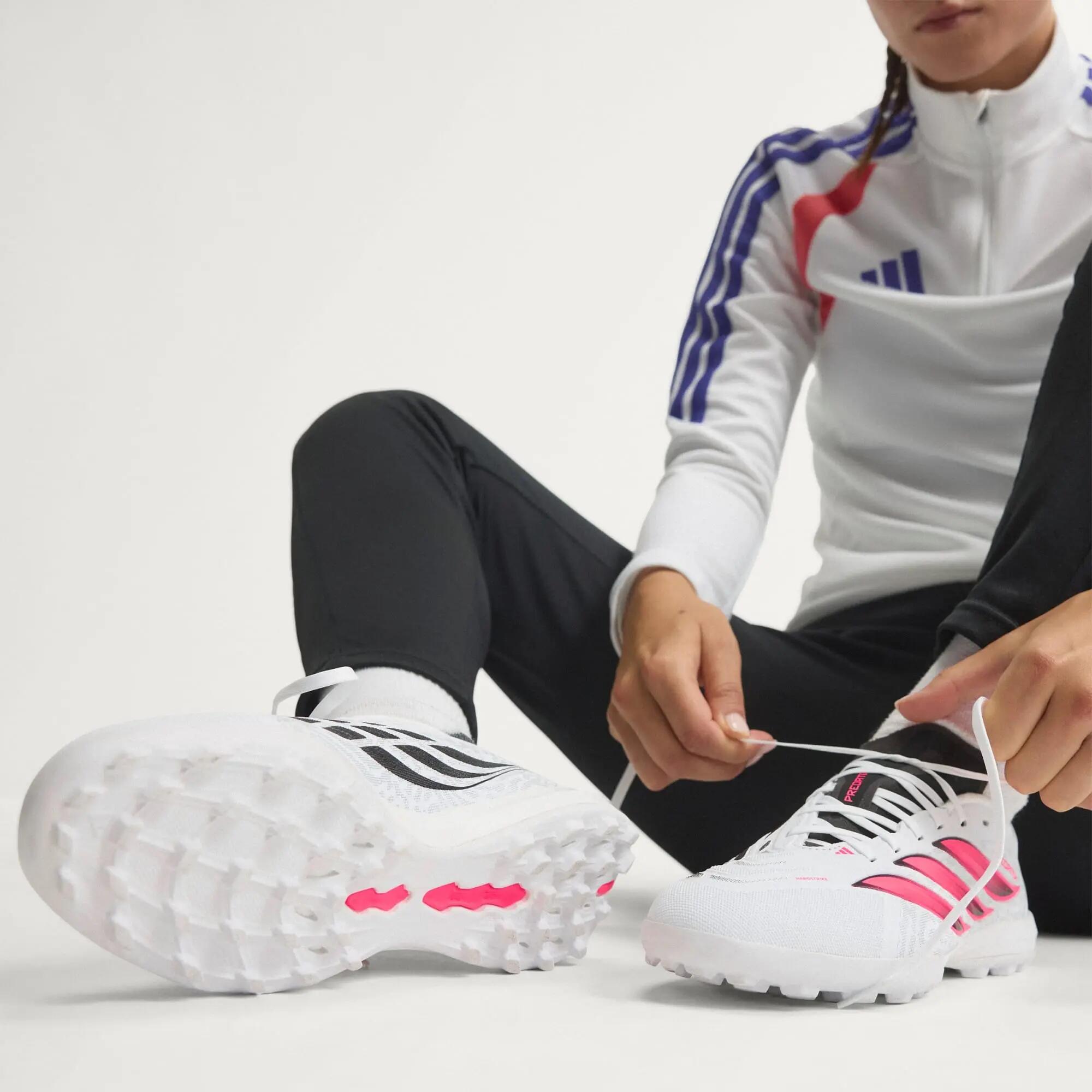 Adidas PREDATOR LEAGUE TF Unisex Football Shoes White -  4