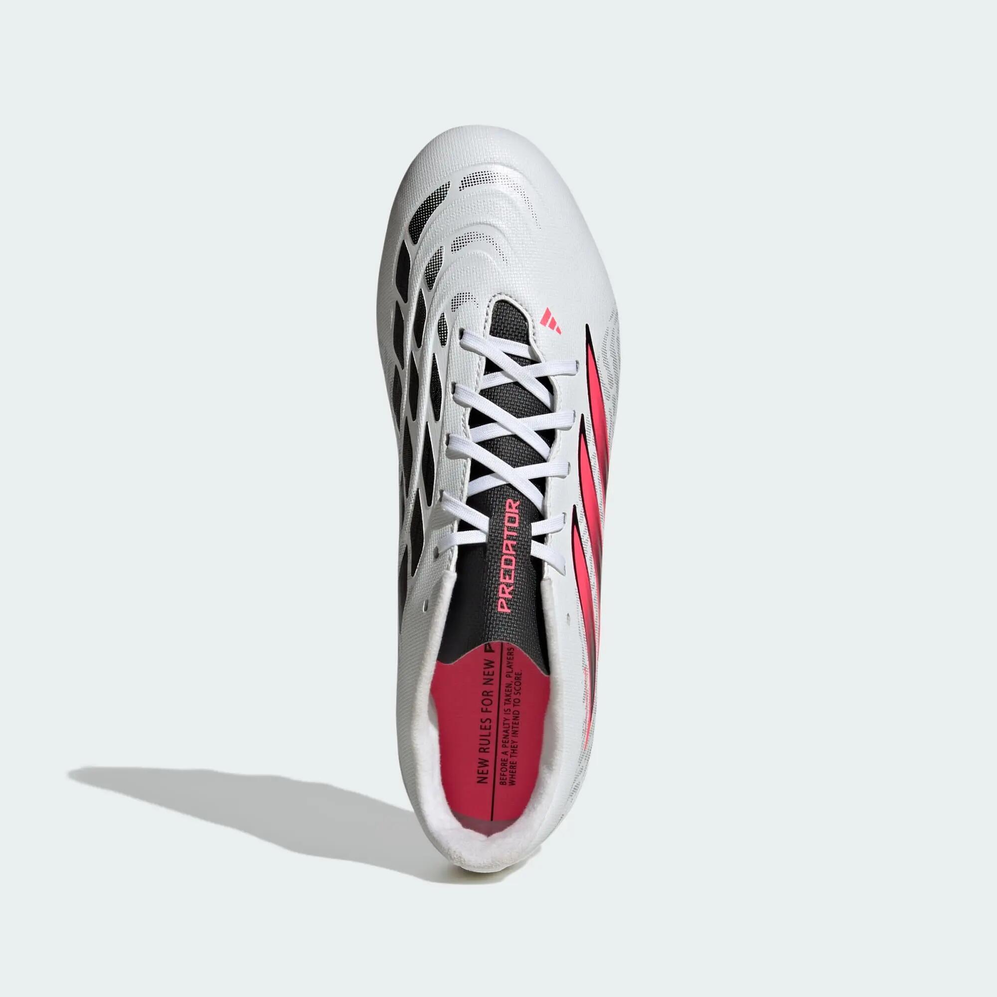 Adidas PREDATOR CLUB FG/MG Unisex Football Shoes White -  3