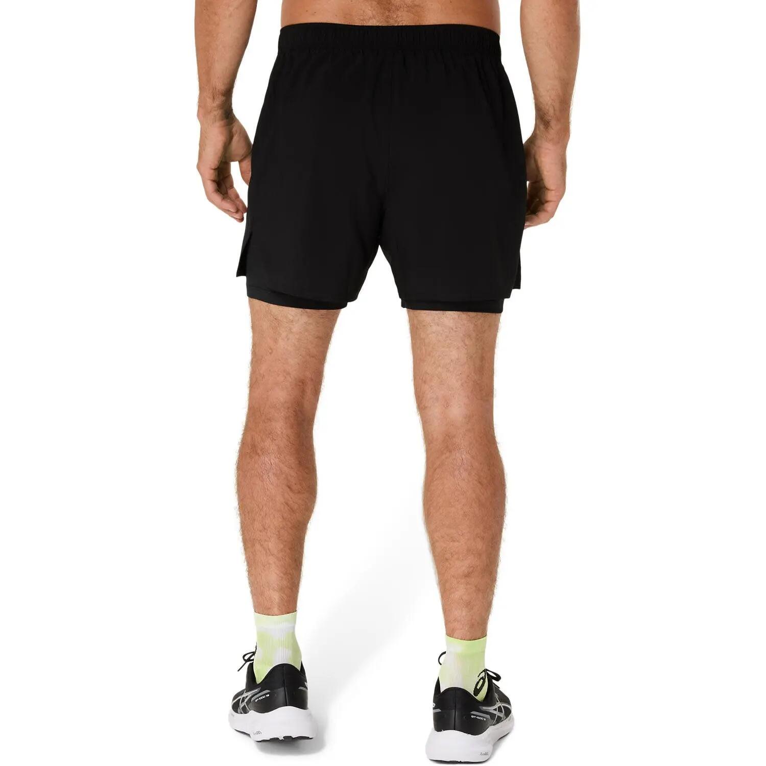 Shorts Sport Herren 2in1 Road 5in Short - schwarz 1/6