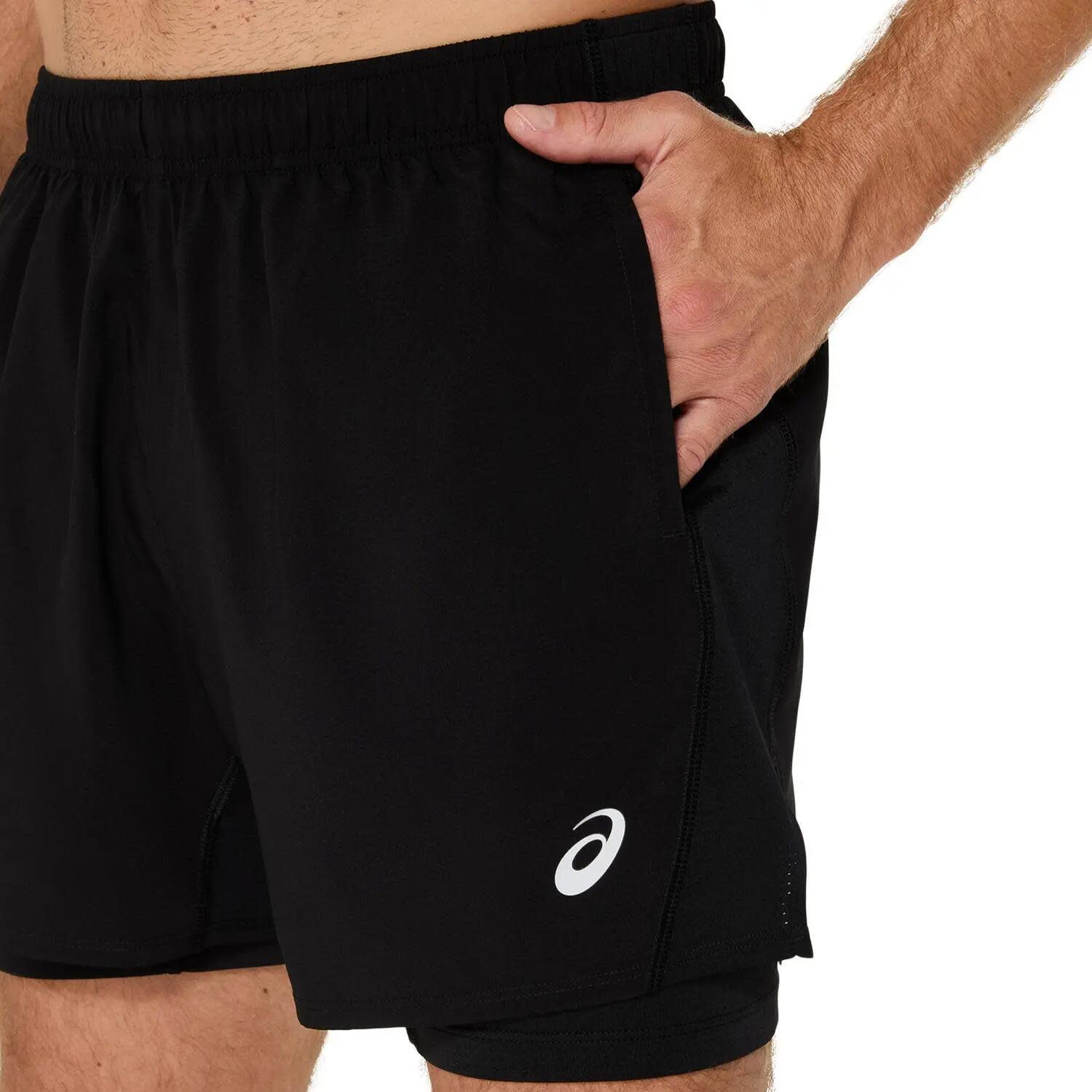 Shorts Sport Herren 2in1 Road 5in Short - schwarz 2/6