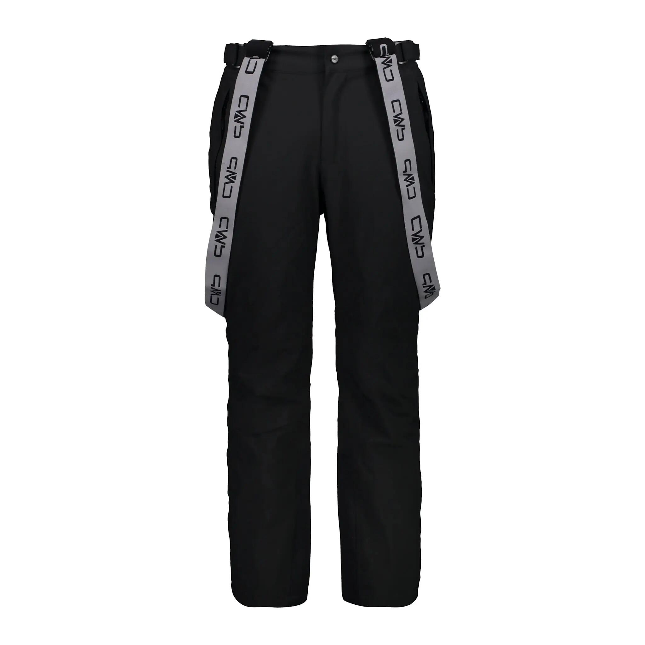 Pantalón montaña hombre Man ski Pant. Salopette - negro 2/8