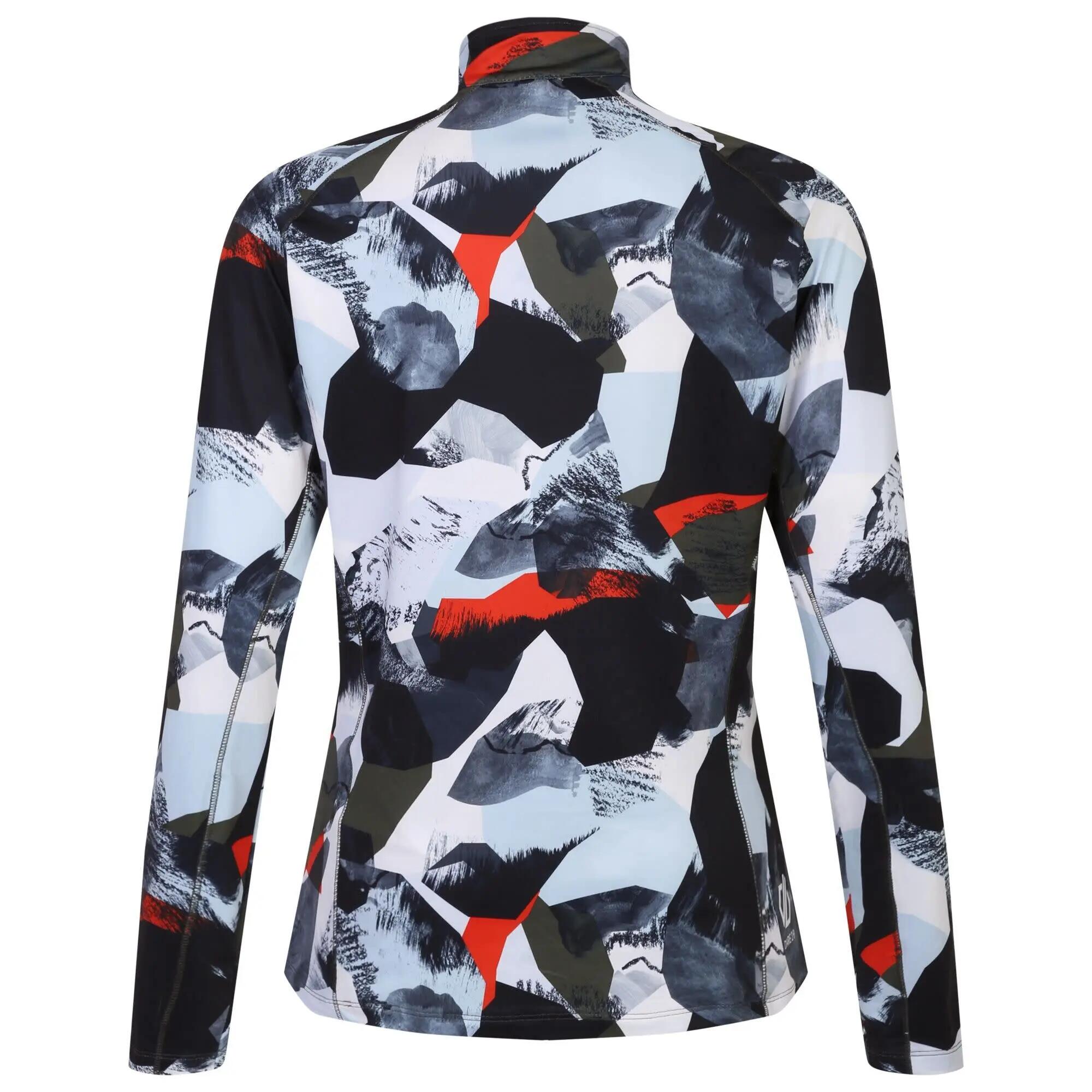 Polaire randonnée femme Divulge Core Str -LichGrnAbstr - noir 6/6