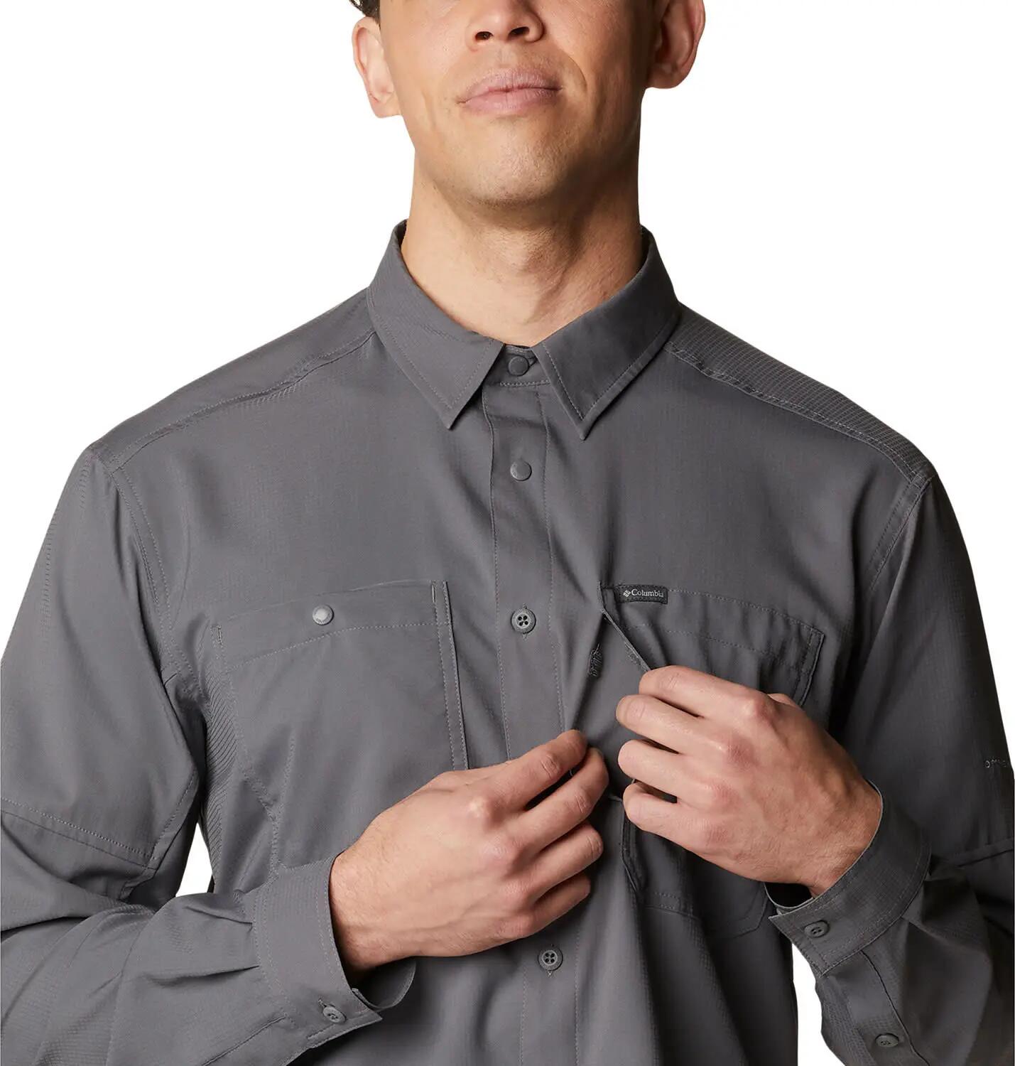 T-shirt sport homme Silver Ridge UtilityLite LS - gris 5/7