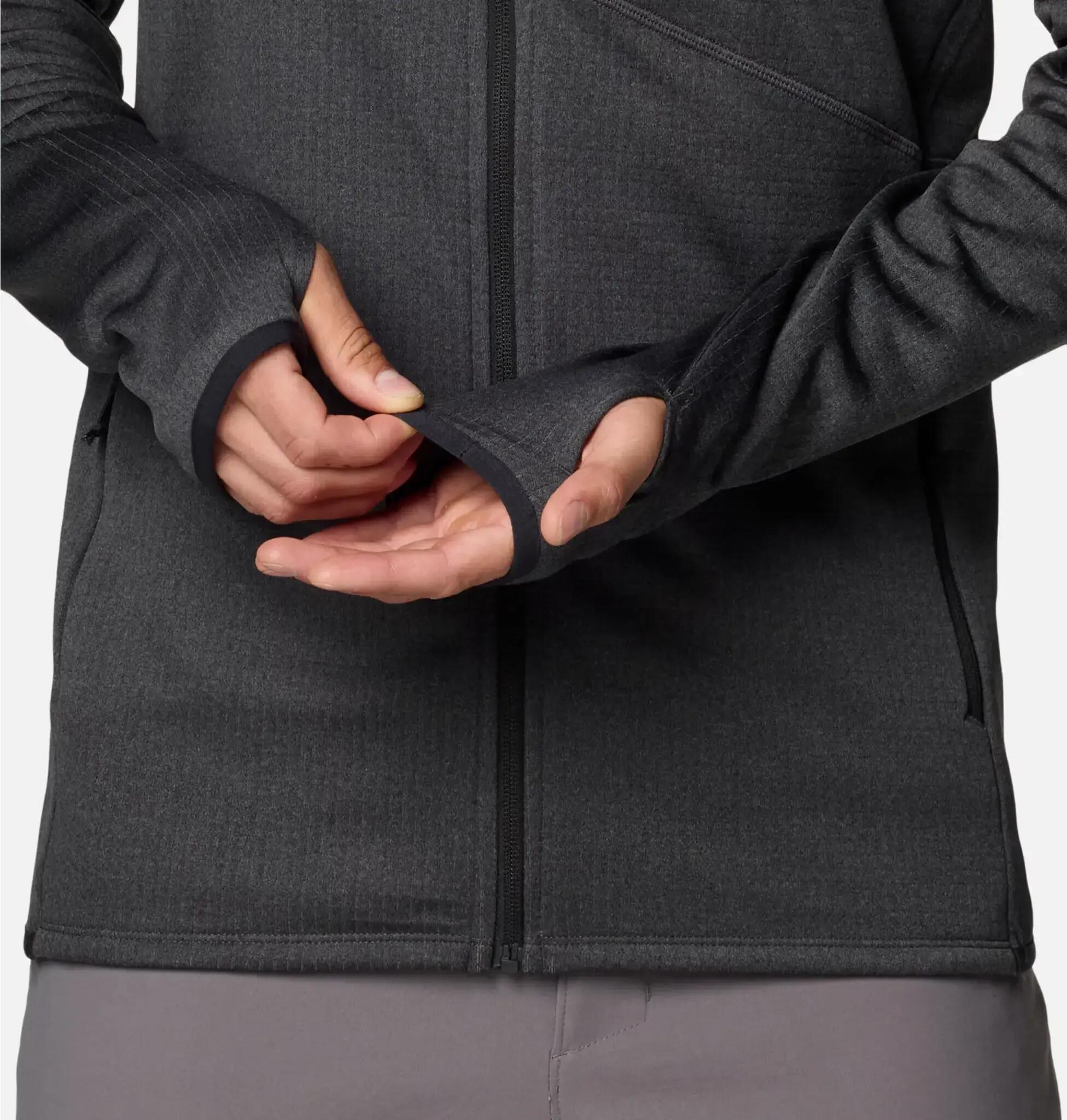 Forro polar montaña hombre Park View Fleece - negro 5/7