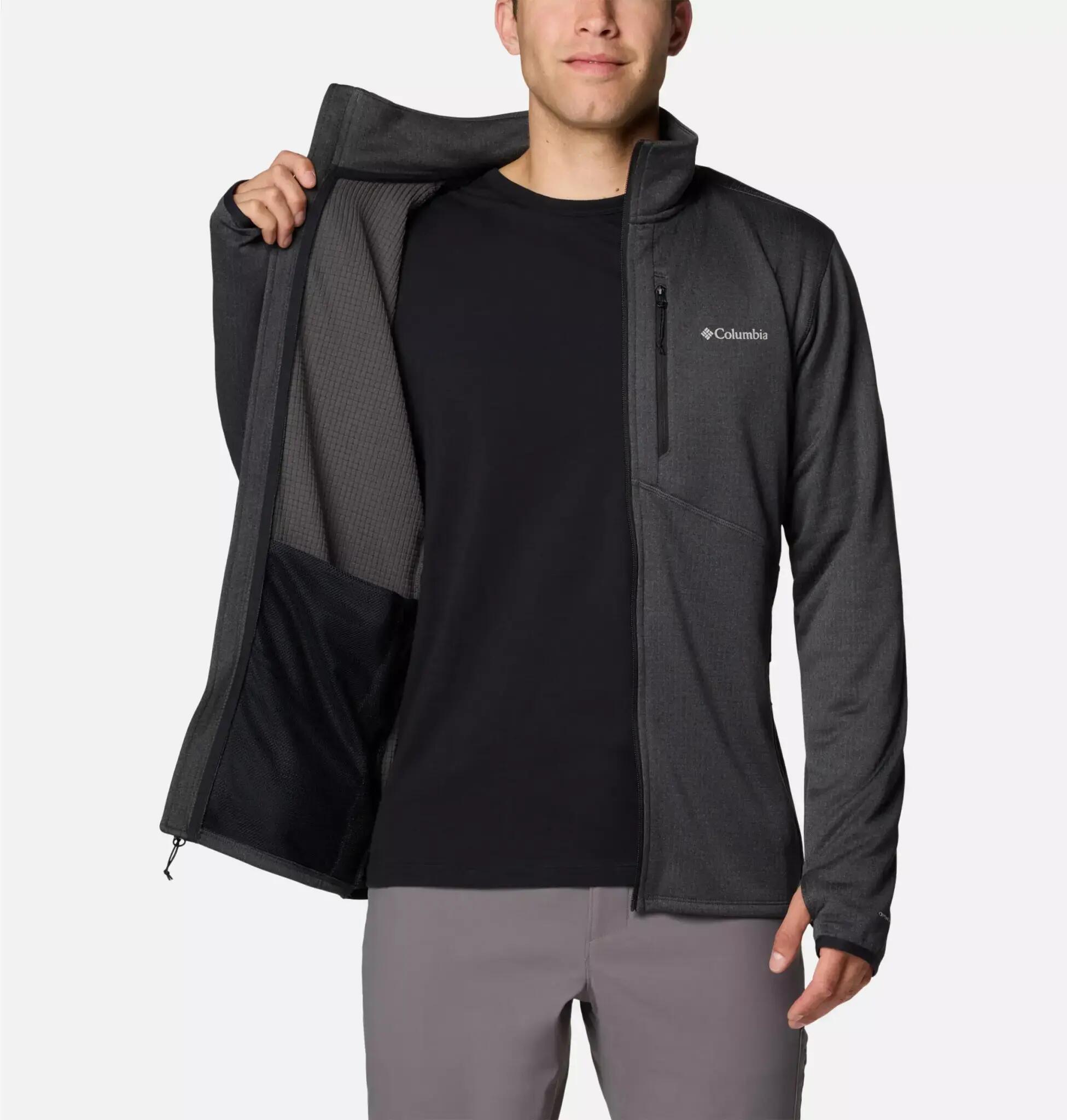 Forro polar montaña hombre Park View Fleece - negro 3/7