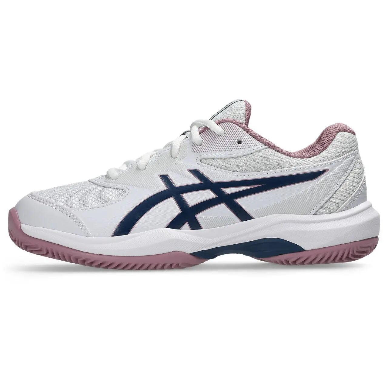 Zapatillas de pádel y tenis niños Gel-Game 9 GS Clay/OC - blanco 6/7