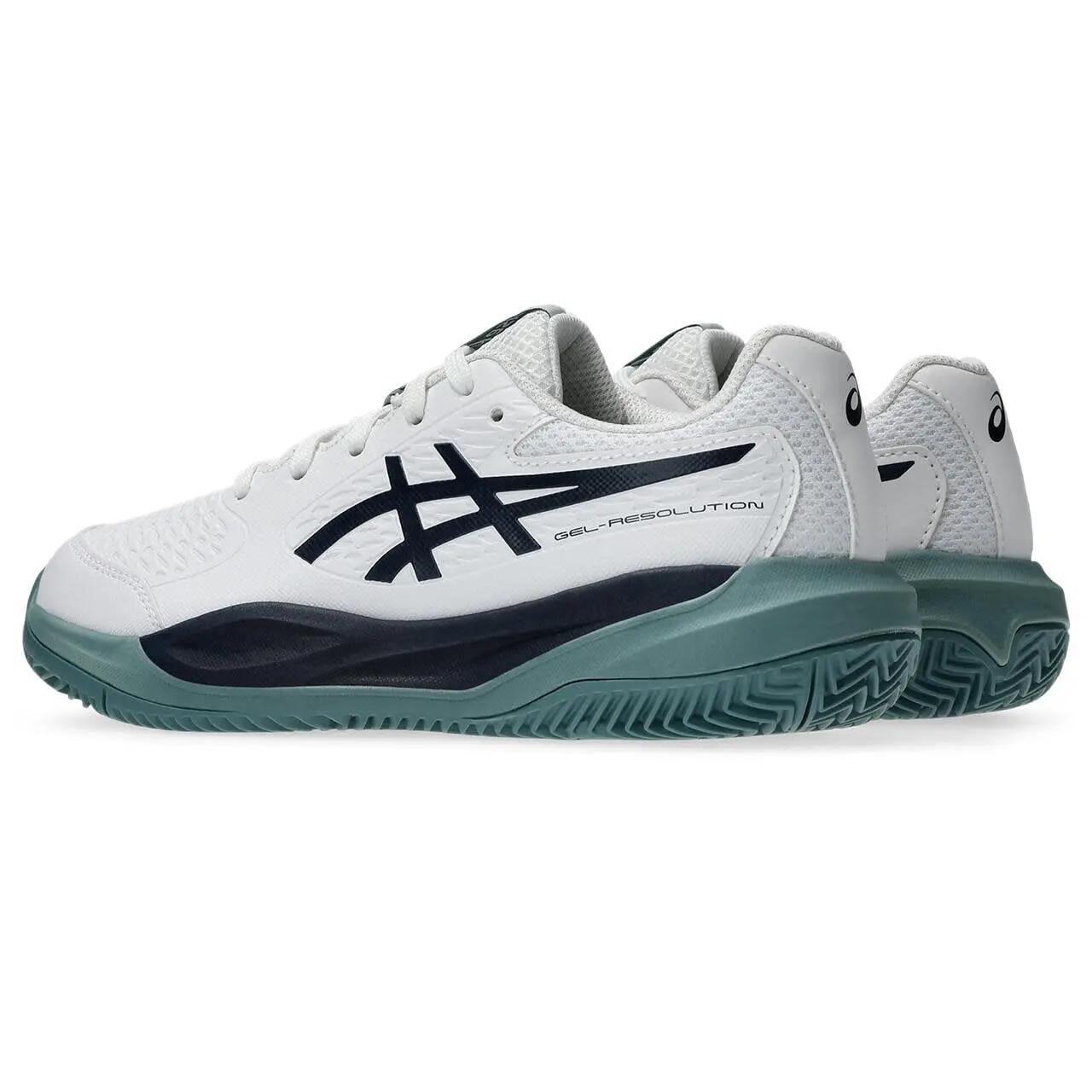 Zapatillas de pádel y tenis niños Gel-Resolution X Clay GS - blanco 5/7