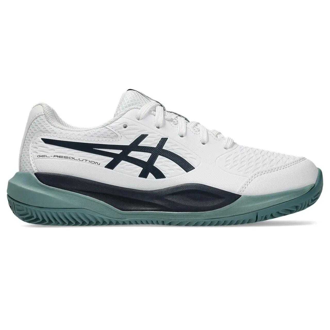 Zapatillas de pádel y tenis niños Gel-Resolution X Clay GS - blanco 4/7