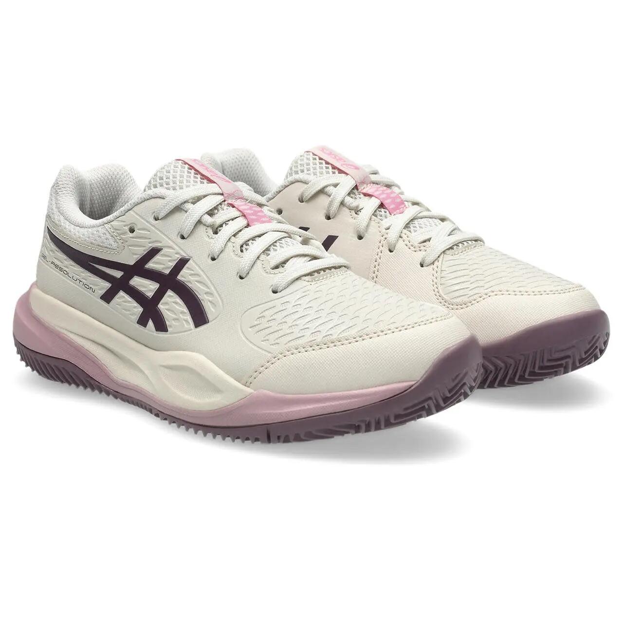 Sapatilhas de padel e ténis criança Gel-Resolution X Clay GS - rosa 2/7