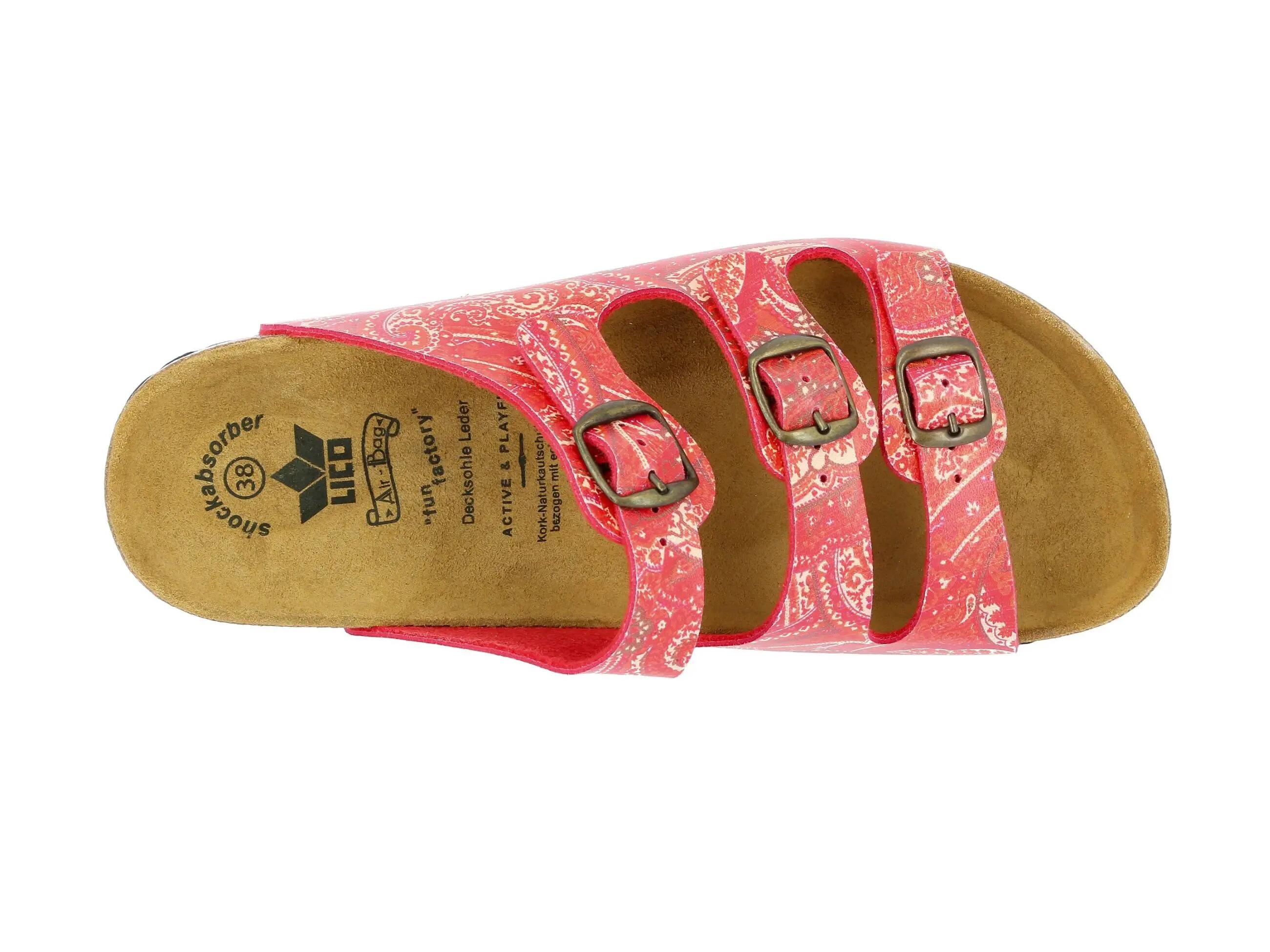 LICO Bioline Lady Power pantofola donna con fibbie regolabili 5/6