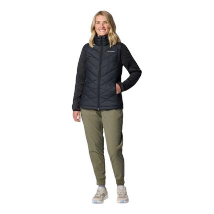 Veste Sans Manches Motif/style Matelassé HEAVENLY Femme (Noir)