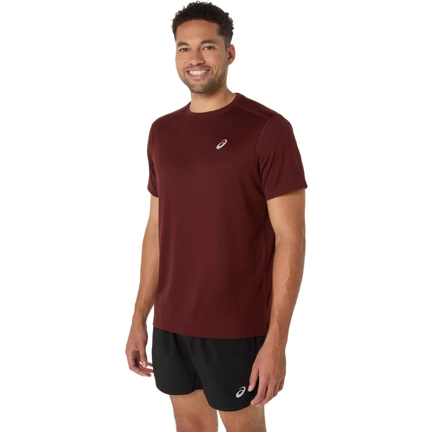 T-shirt sport Heren Core SS Top - rood 3/5