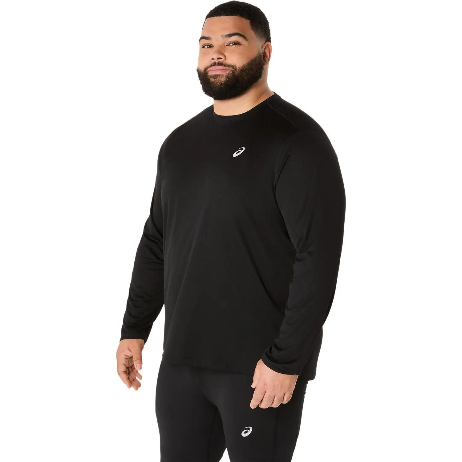 Camiseta deportivo hombre Core LS Top - negro 4/5