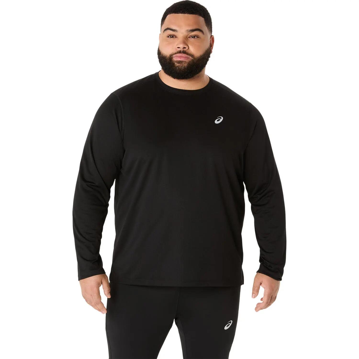 Camiseta deportivo hombre Core LS Top - negro 3/5