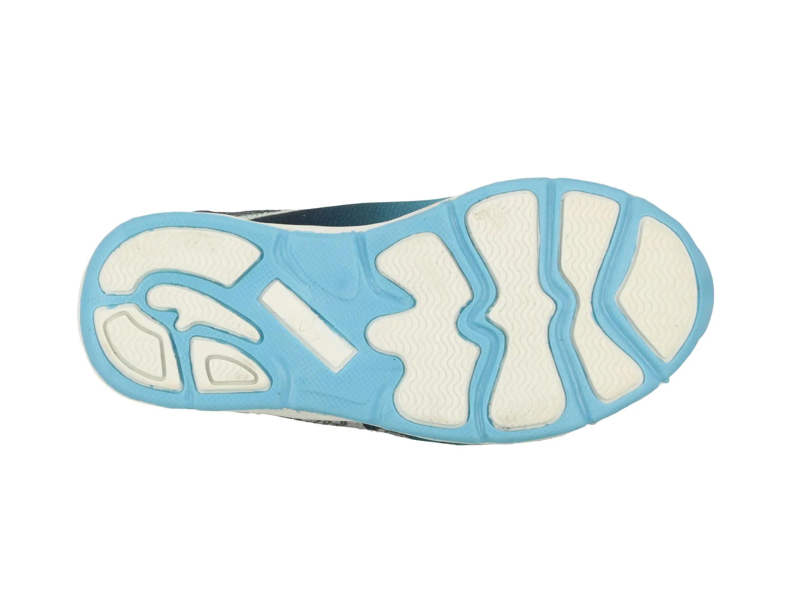 Chaussure LICO Unicorn V filles velcro nylon bleu semelle TPR lumineuse 6/7